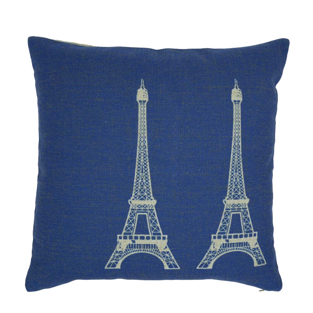 Double Vision In Paris Cushion Cover 1