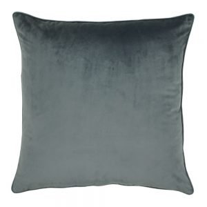 Blue Grey Velvet Cushion Cover - 55cm X 55cm