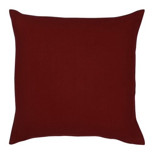 45x45cm outdoor cushion cover in maroon colour