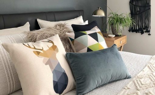 Bedroom Cushion Decor Wall