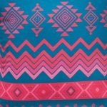 Image of colourful tribal cushion cover made of outdoor cotton fabric