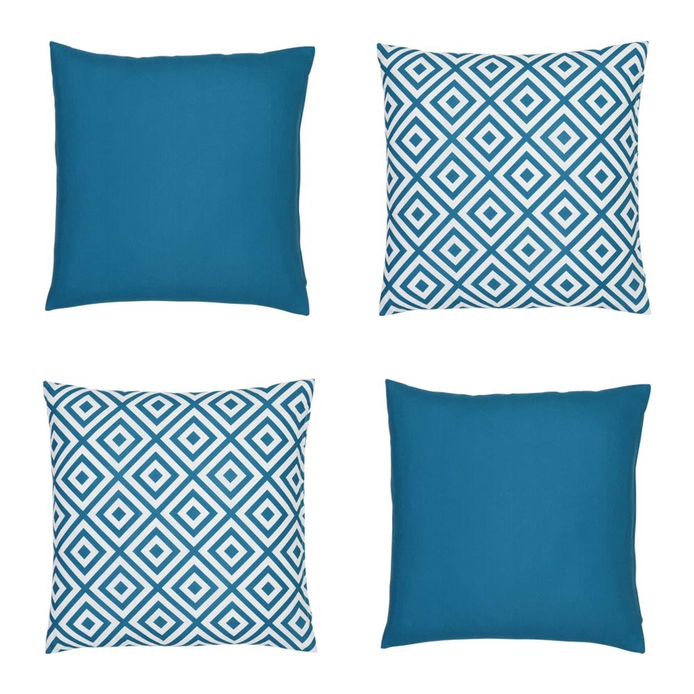 Buy Byron Teal 4 Outdoor Cushion Cover Collection Online Simply Cushions