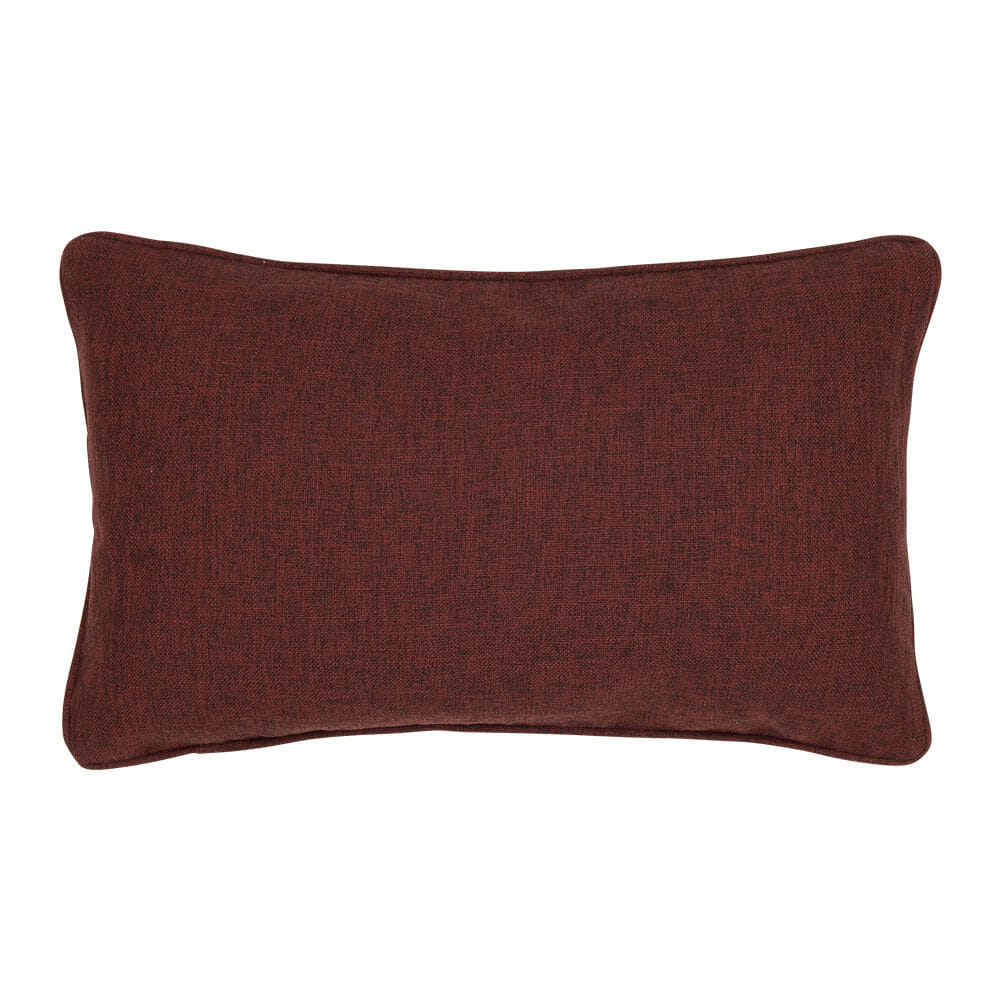 Oakland Burgundy Rectangular Cushion Cover - Rectangle