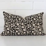 Lovely floral cushion made from designer fabric and in an elegant rectangle size.