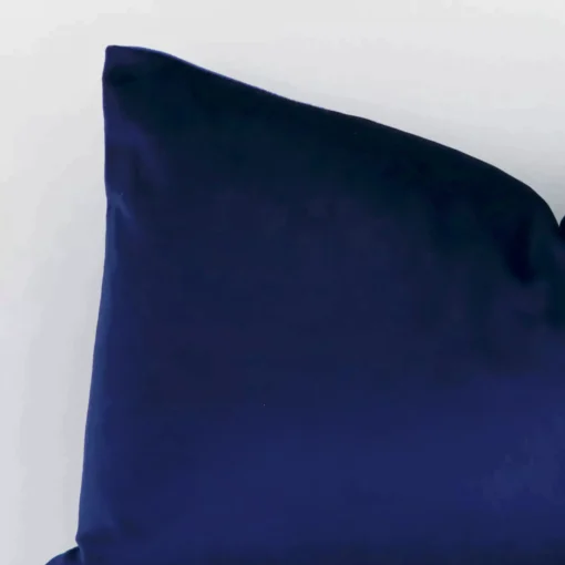 Precision shot of this rectangle cushion cover. It is possible to see the velvet fabric in greater depth.