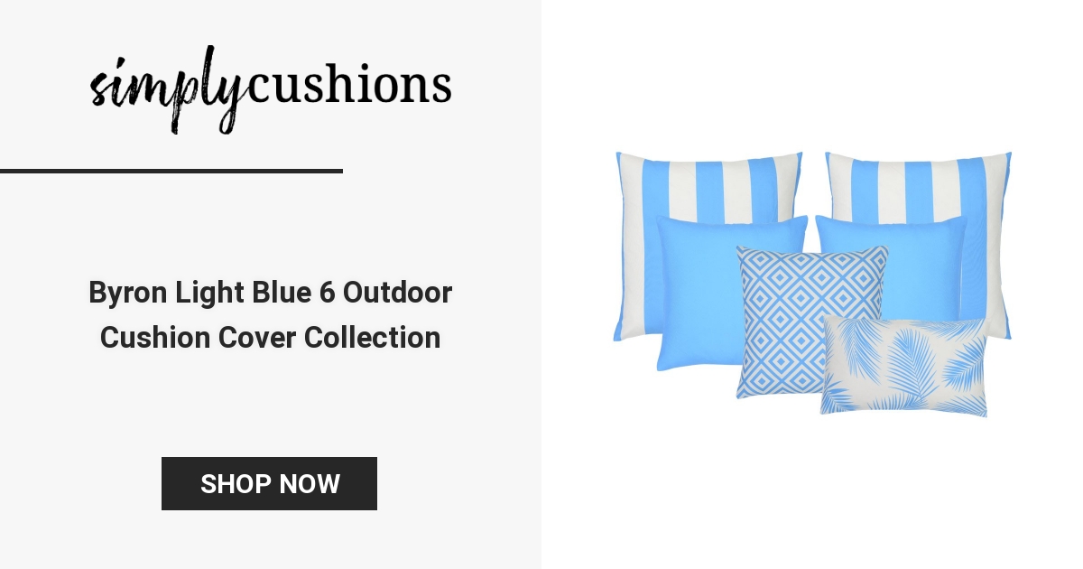 Light blue outdoor cushions hotsell